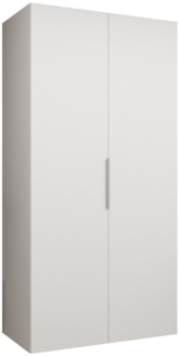 ABIKS MÖBEL Drehtürenschrank MARBELLA 1 Schlafzimmerschrank mit Kleiderstange und Regalen