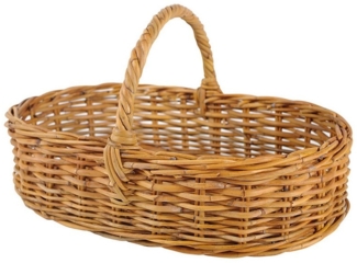 Kobolo Tablett Dekotablett Serviertablett - oval geflochten lacak, Rattan