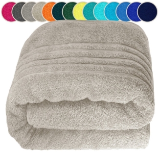 Lashuma Saunatuch XXL Handtuch London, Frottee (1-St), Badetuch Damen & Badehandtuch Herren 100x200 cm - Saunahandtuch 80x220