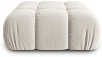 Micadoni Hocker Bellis Samtstoff Riviera Helles Beige