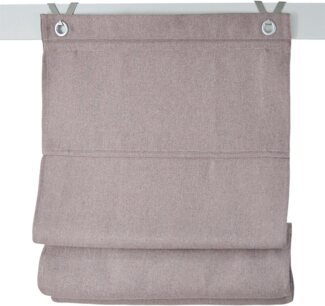 Kutti Raffrollo Dimout, mit Hakenaufhängung, ohne Bohren, freihängend, verdunkelnd, Polyester, Hakenaufhängung