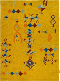 Morgenland Wollteppich - Atlas Artistry - rechteckig - 230x160 - Gold
