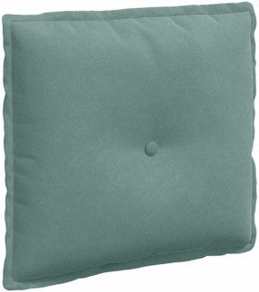 vidaXL Rückenkissen Meergrün 50 x 45 cm Cordstoff 42014642