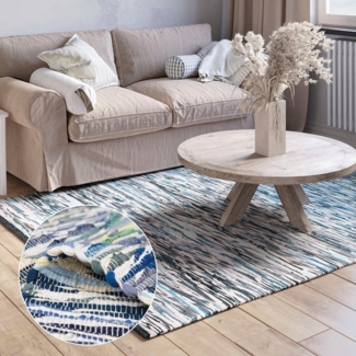 Myflair Möbel & Accessoires Teppich Ameer, rechteckig, Höhe: 10 mm, Handweb Teppich, 90% Baumwolle, handgewebt, Scandi