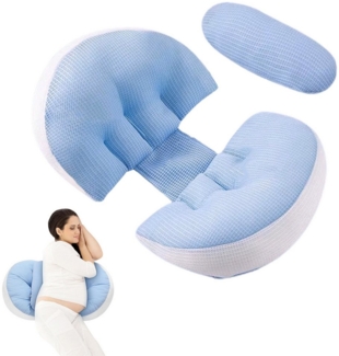 Refined Living Seitenschläferkissen Babykissen Stillkissenbezüge Einstellbar Schwangerschaftskissen, Babykissen Stützkissen Body Pillow motherhood stillkissen, 1-tlg, Verstellbares und Tragbares Körperkissen für Frauen Waschbar Abdeckung, Abnehmbar Rüc...