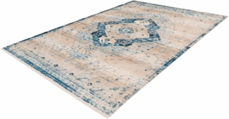 Baroque 500 Creme / Blau 80cm x 150cm