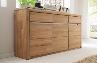 Sideboard 2 FLORENZ Wildeiche bianco massiv Softclose