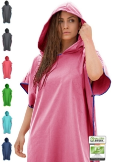 NirvanaShape Handtücher Handtuch-Poncho, Umziehhilfe & Handtuch zugleich Surf-Poncho, Quick-dry Funktion, Ideal auf Reisen zum Surfen, Strand