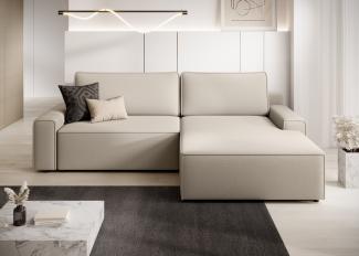 TRENDMANUFAKTUR Ecksofa Challenge, Schlafsofa mit Bettkasten, Couch in L-Form, Breite 245 cm, Recamiere beidseitig montierbar, auch in trendigem Cordstoff