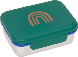 LÄSSIG Lunchbox Little Gang, Rainbow green, Edelstahl, Polyprophylen (PP), Silikon, (1-tlg)