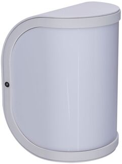 Wandleuchte, Außen, Balkon, weiß, opal, H 20cm