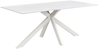 Esstisch Bridget / Bristol, Weiß, 180 x 76 x 90 cm