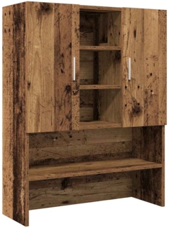 vidaXL Waschmaschinenschrank Altholz-Optik 70,5x25,5x90 cm 856637