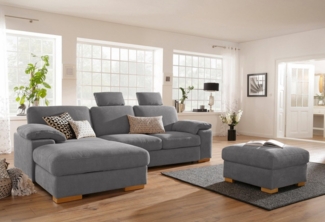 Home affaire Ecksofa Ventura L-Form, wahlweise mit Bettfunktion und Bettfunktion/Bettkasten