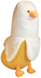 NUODWELL Babykissen Plüschtier Banane Ente Stofftier,Kawaii Ente Plüsch,Banane Kuscheltier