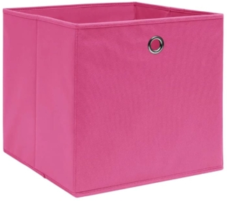vidaXL Aufbewahrungsboxen 4 Stk. Vliesstoff 28x28x28 cm Rosa 325203