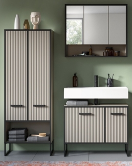 Badmöbel Set 3-teilig Scana in sand 154 x 192 cm