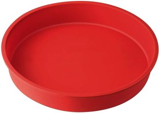 Dr. Oetker - Silikon Backform Flexxibel Rundform Rot Ø 26cm Rundbackform (1267)