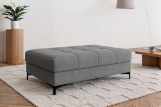 OTTO home Polsterhocker LEEVKE Sitzhocker passend zum Sofa, Breite 115 cm, mit hochelastischer Schaum und Wellenunterfederung