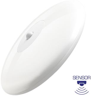 LED Deckenleuchte Ø26cm Sensor Bewegungsmelder Deckenlicht Bad rund 18W IP44 3000K