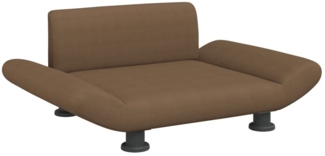 vidaXL Hundebett Braun 70x45x28 cm Stoff