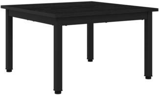Couchtisch, Sofatisch Schwarz Eichen-Optik 60 x 60 x 36 cm Holzwerkstoff