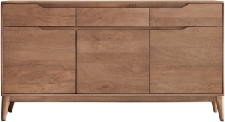 Tikamoon Sideboard Gabrielle Sideboard aus massivem Mangoholz, 150 cm