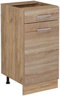 Küchenunterschrank R-Line Sonoma 40 cm ohne Arbeitsplatte Vicco