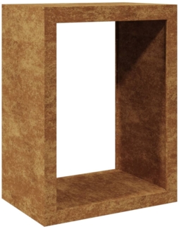 vidaXL Brennholzregal 60x40x80 cm Wetterfester Stahl 851002