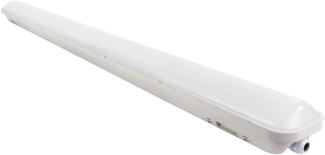 REV OMEGA Werkstattlampe, LED Feuchtraumleuchte, Aussenleuchte, 48W, 4200lm, IP65, 148 cm, 20. 000h, grau