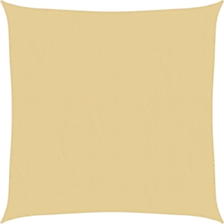 vidaXL Sonnensegel Sandfarbe 3,6x3,6 m 100% Polyester Oxford 4000411