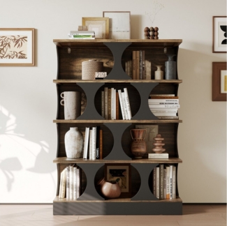 FUFU&GAGA Bücherregal Vitrine mit offenen Fächern, MDF