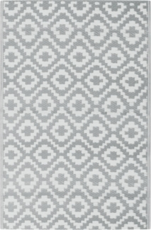 vidaXL Outdoor-Teppich ARAKIL Grau 190x290 cm PP 368554