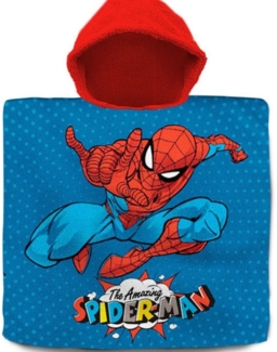 Spider-Man - Badeponcho - rot/blau