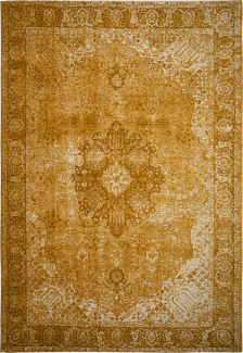 Kadima Design Vielseitiger Vintage Teppich "Coquet Tara". Farbe: Senfgelb, 200x290 cm