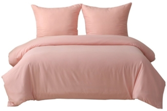 HAUSS SPOLE Bettwäsche Bettwäsche-Set Bettbezug mit Kissenbezug Einfarbig Weich Premium, 100% Polyester
