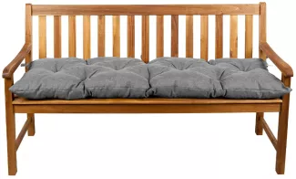 Gutekissen® Bankauflage Stuhlkissen Hollywoodschaukel Garten LS (140x30, Grau)