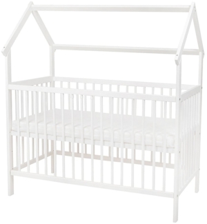 Harry Top Hausbett Farbe weiß Matratze Babybett Große 120x60 cm