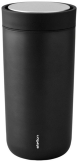 Stelton 'To Go Click' Thermobecher, black metallic, 400 ml