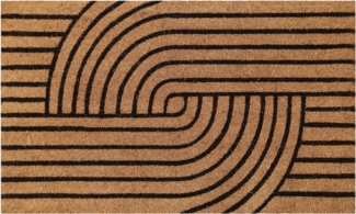 Wecon home Fußmatte Modern Mania, rechteckig, Höhe: 18 mm, rutschfest, robust, innen, Außenbereiche überdacht, schwer