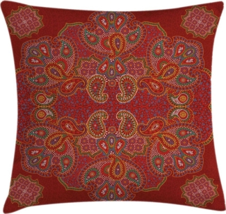 Abakuhaus Kissenbezüge Kissenhülle mit Farbfesten Klaren Farben Beidseitiger Druck, (1 Stück), Mandala Motiv Traditionelles Paisley