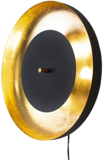 By Rydéns 4300580-4002 Wandleuchte Shelby schwarz gold