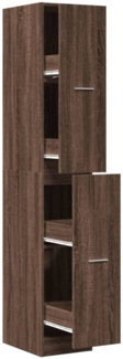 vidaXL Apothekerschrank Eichen-Optik 30x41x174,5 cm Holzwerkstoff 3309633