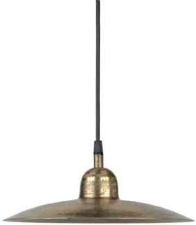PR Home 1432802 Pendelleuchte Como 1-flammig Gold 28cm E27