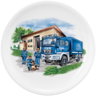 Seltmann Weiden Speiseteller Compact - Blaulicht, (1 St), rund 25,5 cm