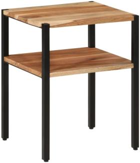 vidaXL Beistelltisch 35x35x45 cm Massivholz Akazie und Eisen 372728