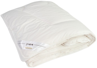 Traumschloss Microfaserbettdecke Premium, Füllung: 15% Kapok, 10% Lyocell, 75 Polyester, Bezug: 100% Baumwolle, Maximum an Volumen, Anschmiegsambarkeit und Feuchtigkeitsmanagement