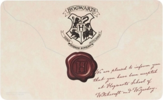United Labels® Frühstücksbrett Harry Potter Brettchen Brief Hogwarts Aufnahmebrief Schneidebrettchen, Resopal