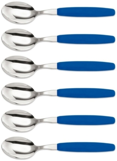 GIESSER Bestecklöffel Besteck Gabel, Teelöffel, Löffel, Kuchengabel (6 Stück), schönes Design, langlebig, kombinierbar, spülmaschinenfest