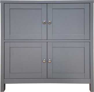 HTI-Living Kommode Kommode Hayet Grau (Stück, 1 St, 1 Kommode), Sideboard 4 Fächer